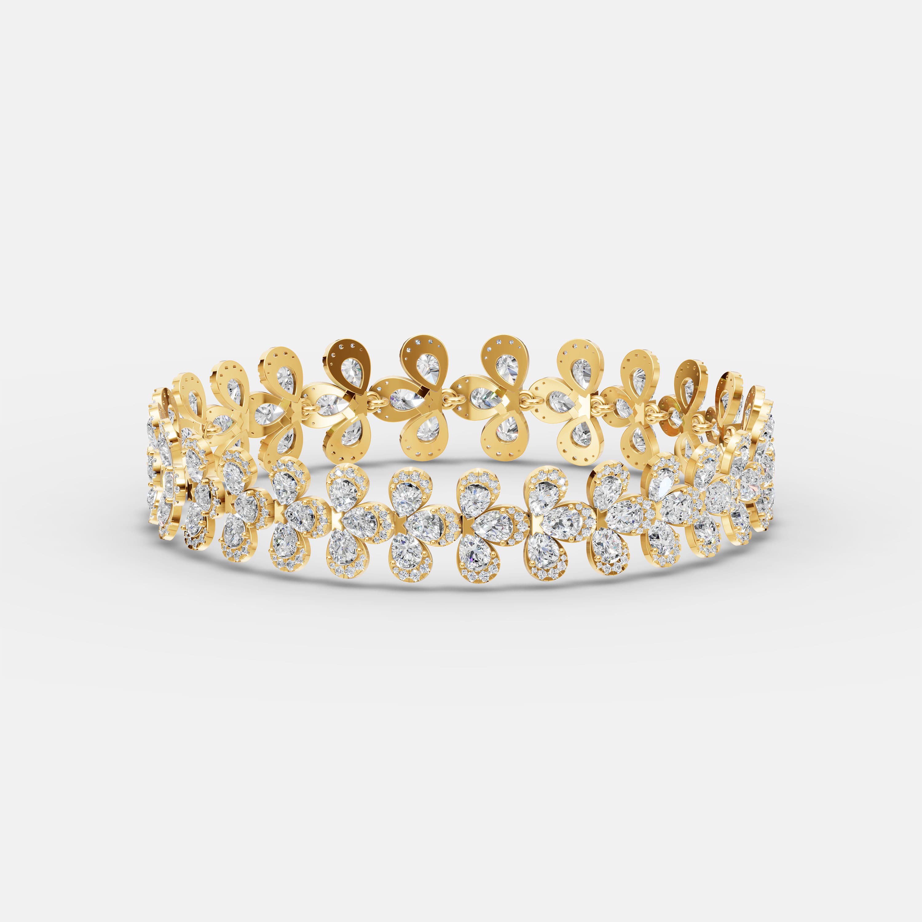 Evertone Cluster Diamond Bracelet