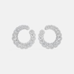 Firstline Hoop Diamond Earrings - View 1