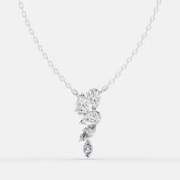Silverform Drop Diamond Pendant - View 1