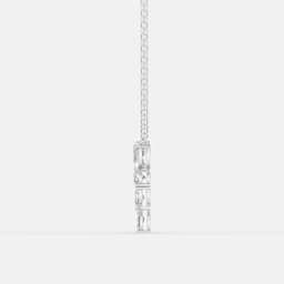 Silverform Drop Diamond Pendant - View 4