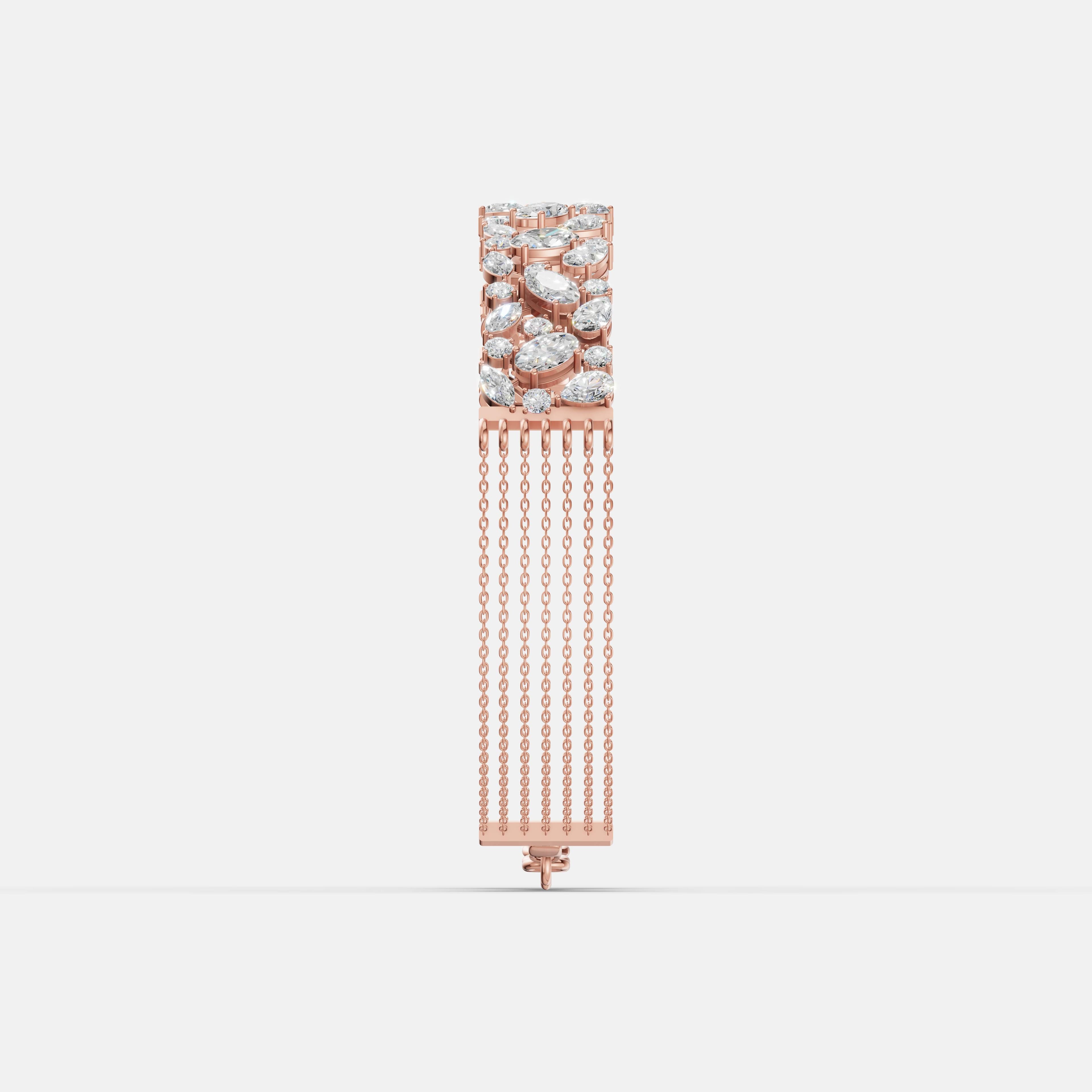 Lattice Pear Diamond Bracelet - 3