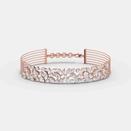 Lattice Pear Diamond Bracelet - View 5