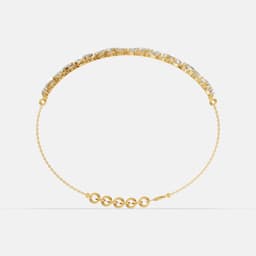 Lattice Pear Diamond Bracelet - View 2