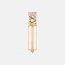 Lattice Pear Diamond Bracelet - View 3
