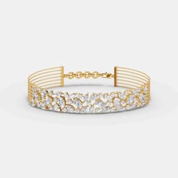 Lattice Pear Diamond Bracelet - View 5