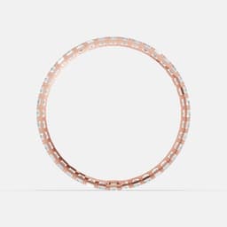 Classic Emerald Cut Diamond Bracelet - View 2