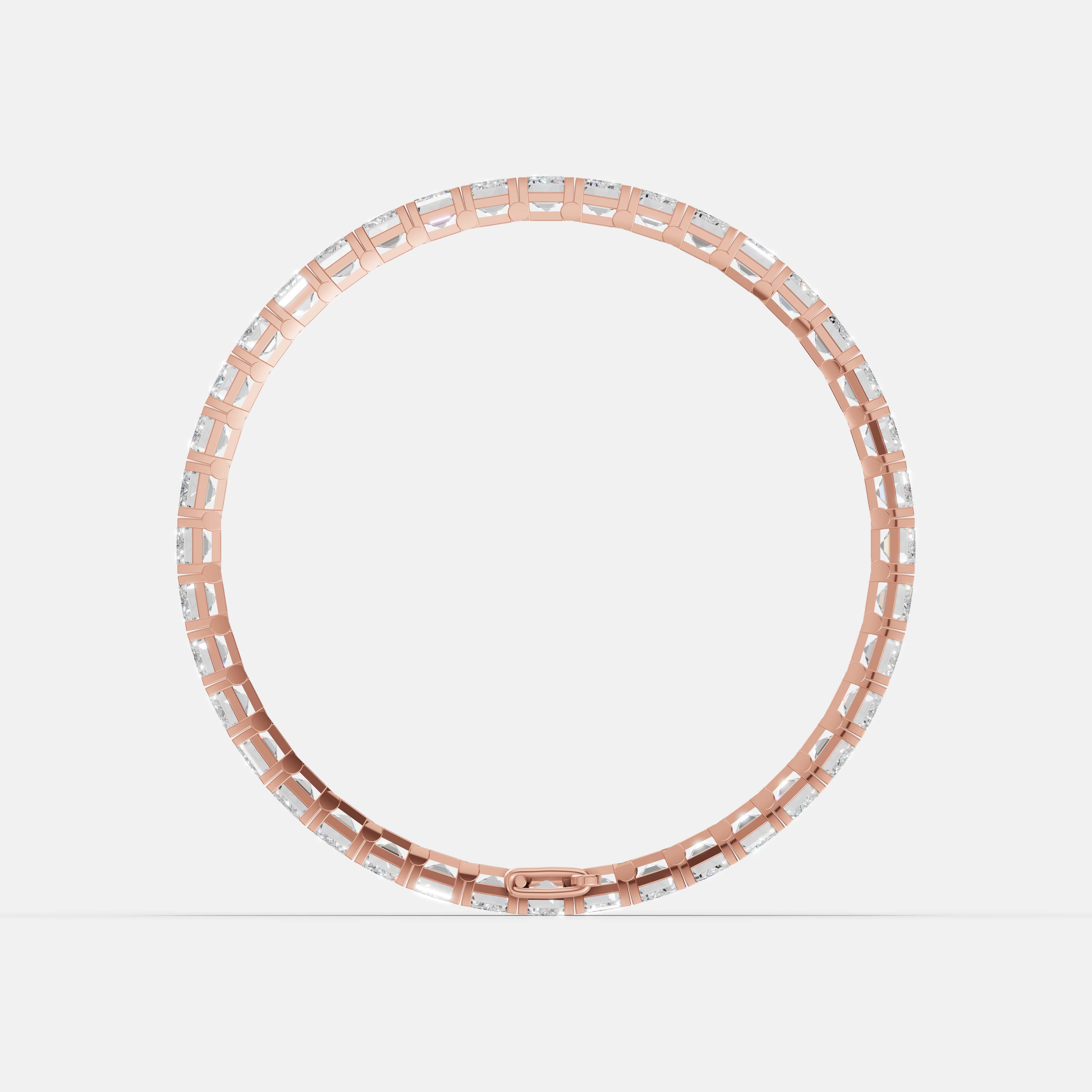 Classic Emerald Cut Diamond Bracelet - 2