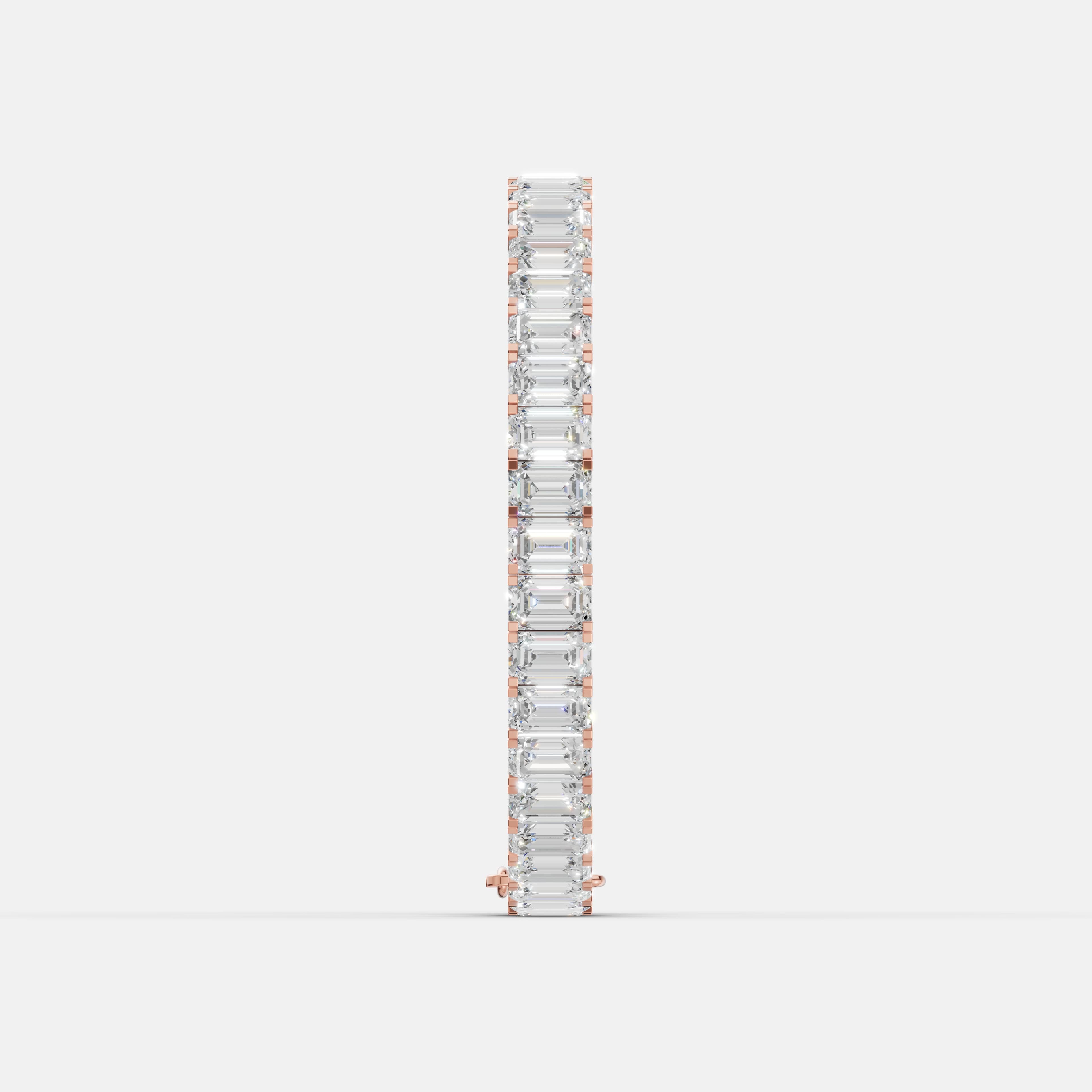 Classic Emerald Cut Diamond Bracelet - 3