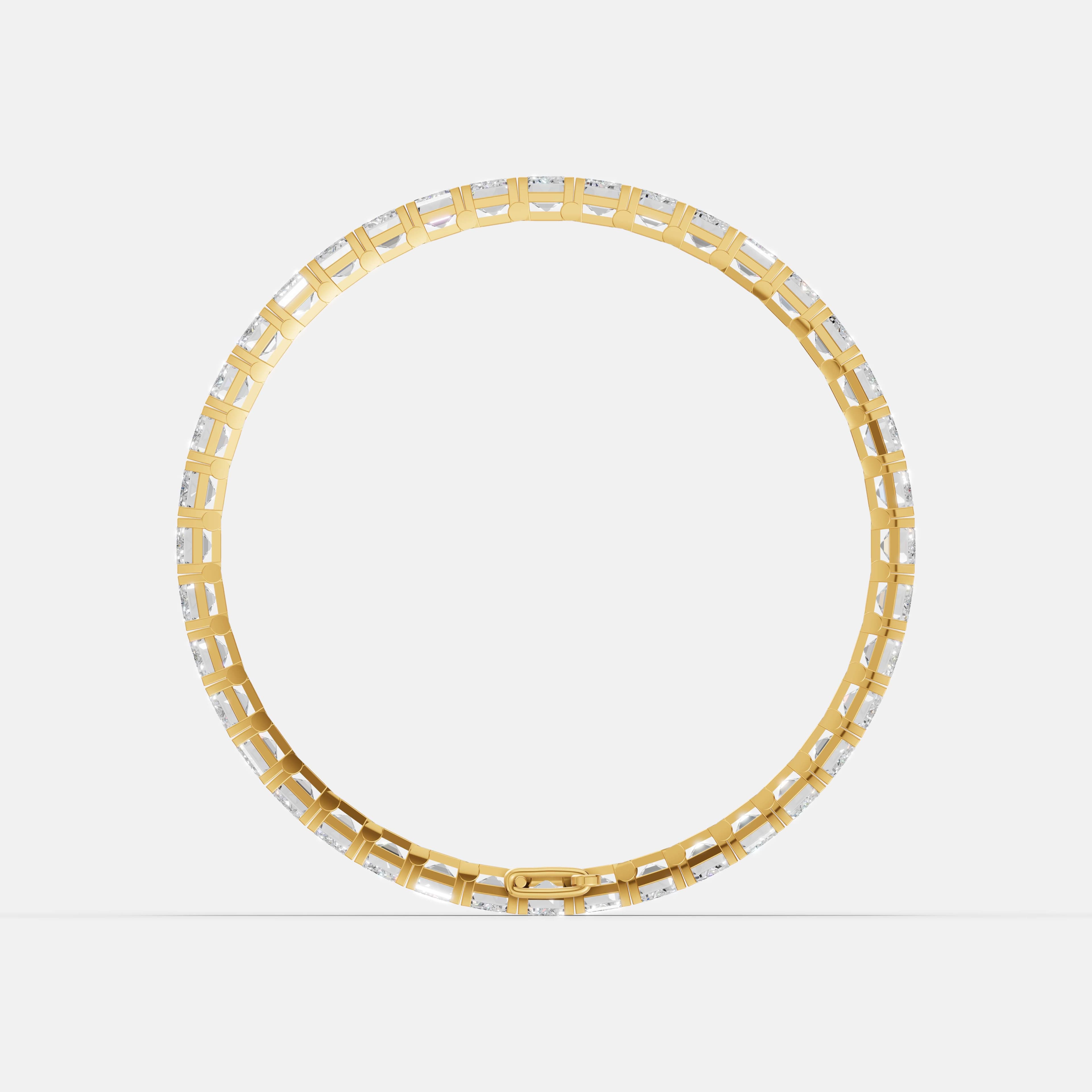 Classic Emerald Cut Diamond Bracelet - 2