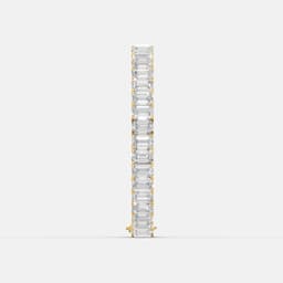 Classic Emerald Cut Diamond Bracelet - View 3