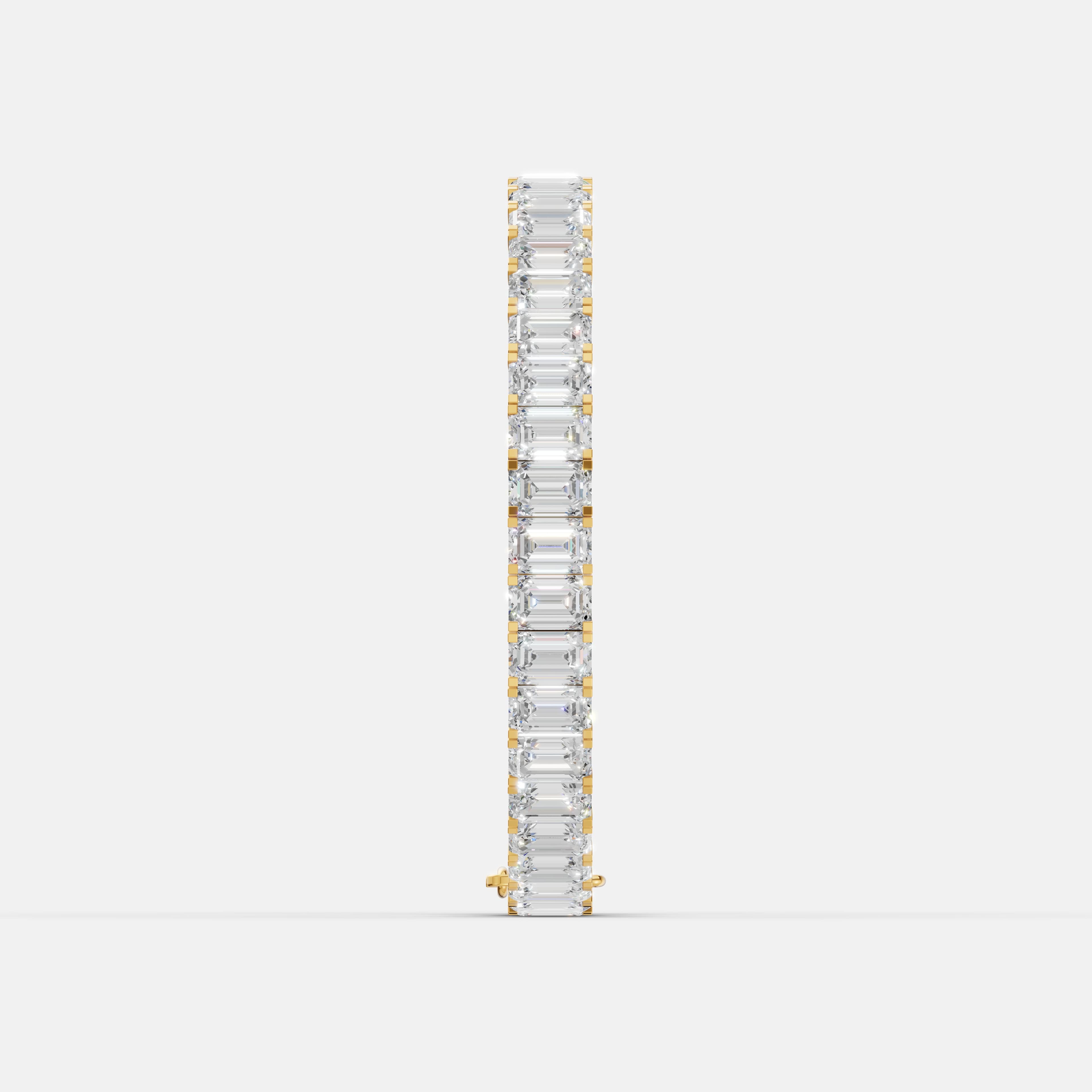 Classic Emerald Cut Diamond Bracelet - 3