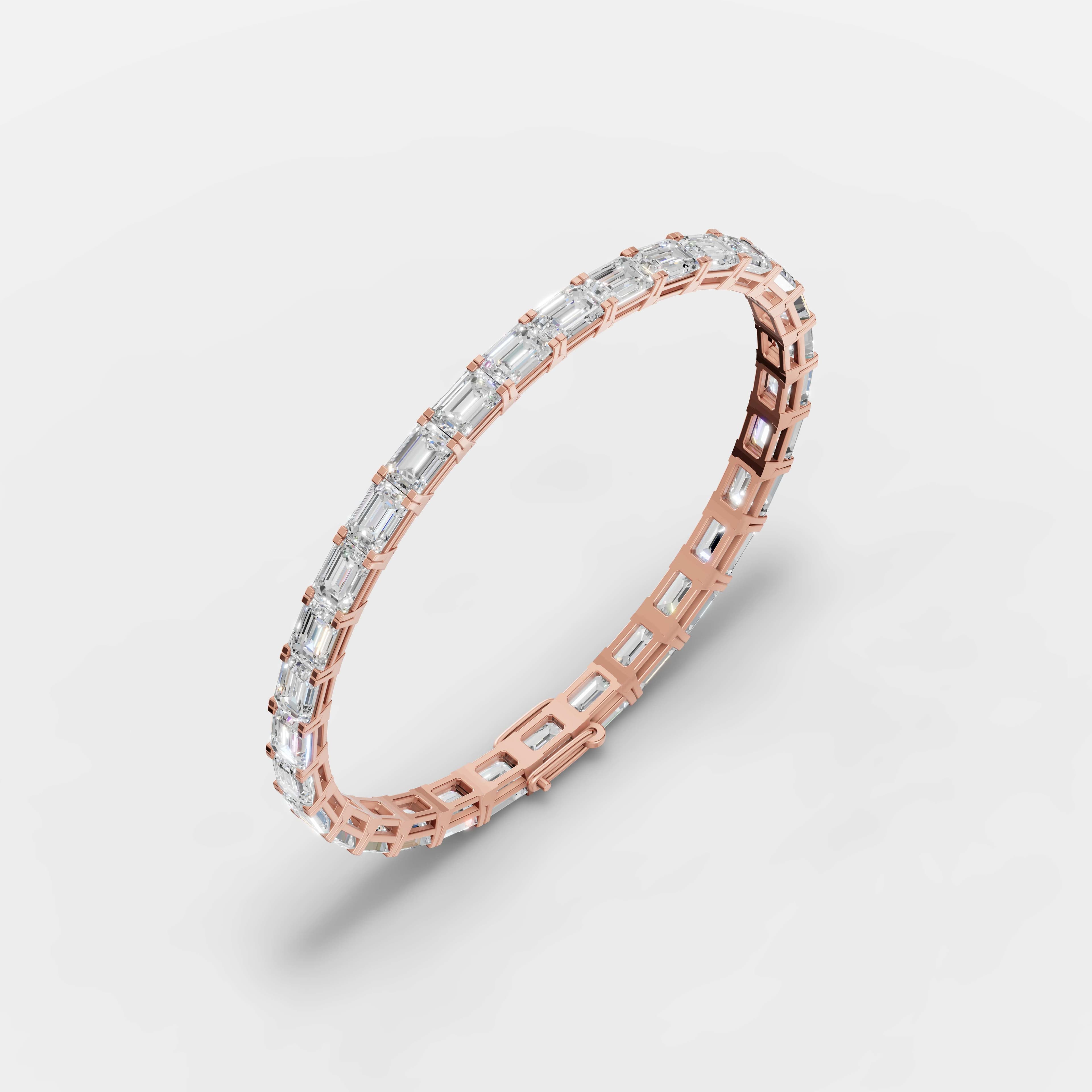 Signature Emerald Cut Bracelet - 1