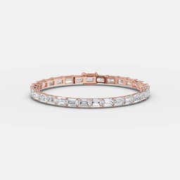 Signature Emerald Cut Bracelet - View 5