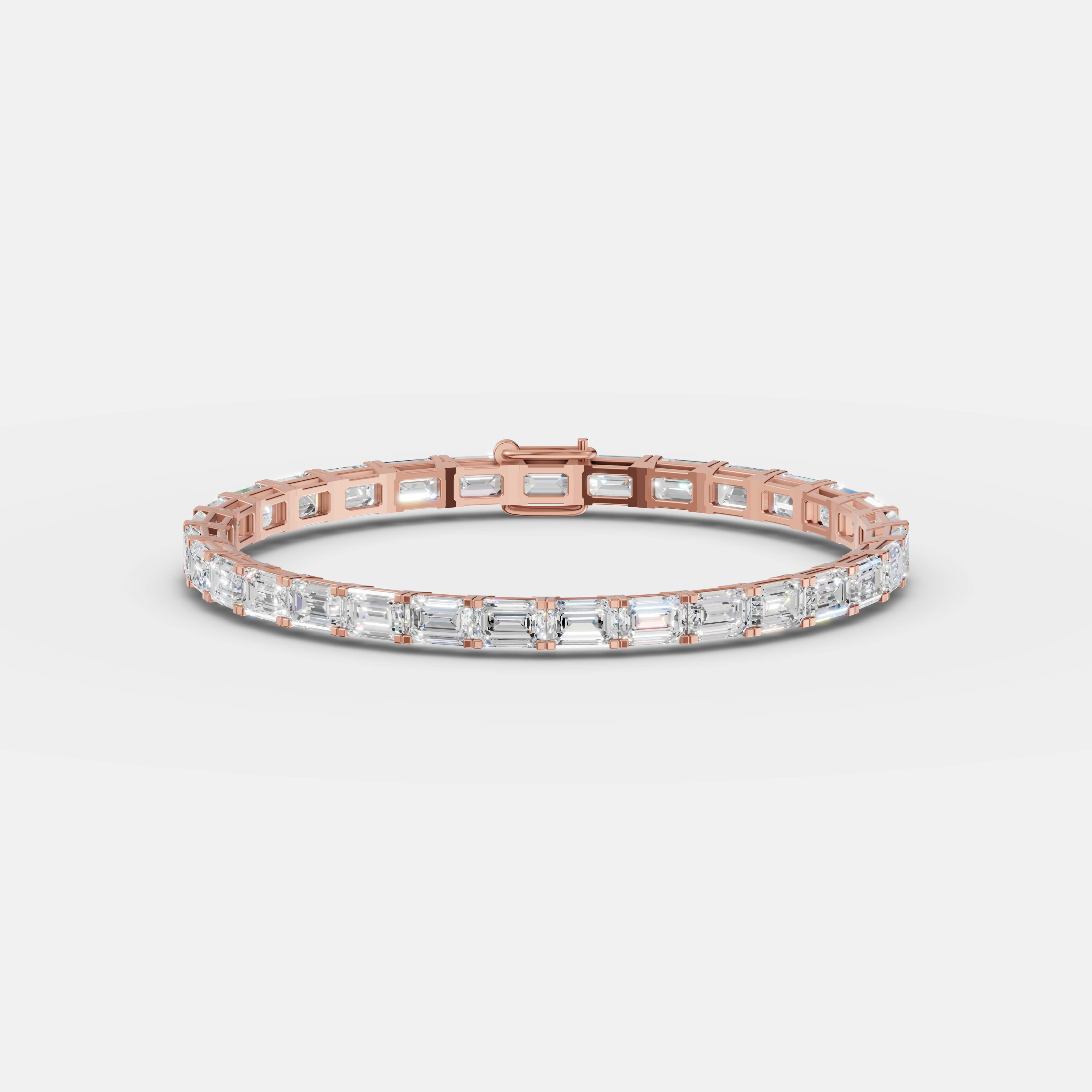 Signature Emerald Cut Bracelet - 5