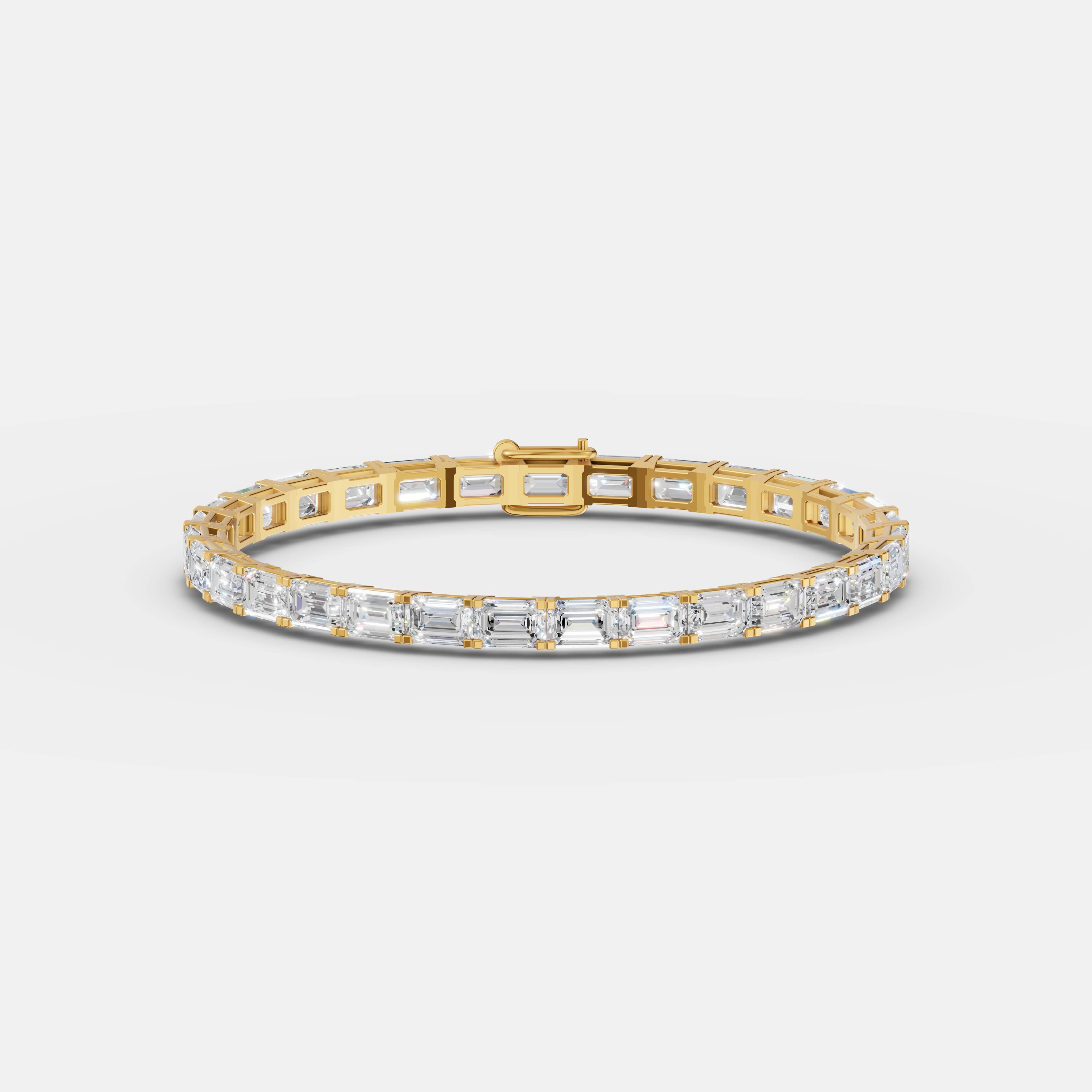 Signature Emerald Cut Bracelet - 5