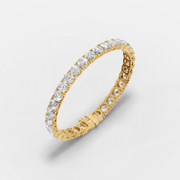 Classic Round Diamond Tennis Bracelet - View 5