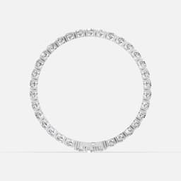 Classic Round Diamond Tennis Bracelet - View 2