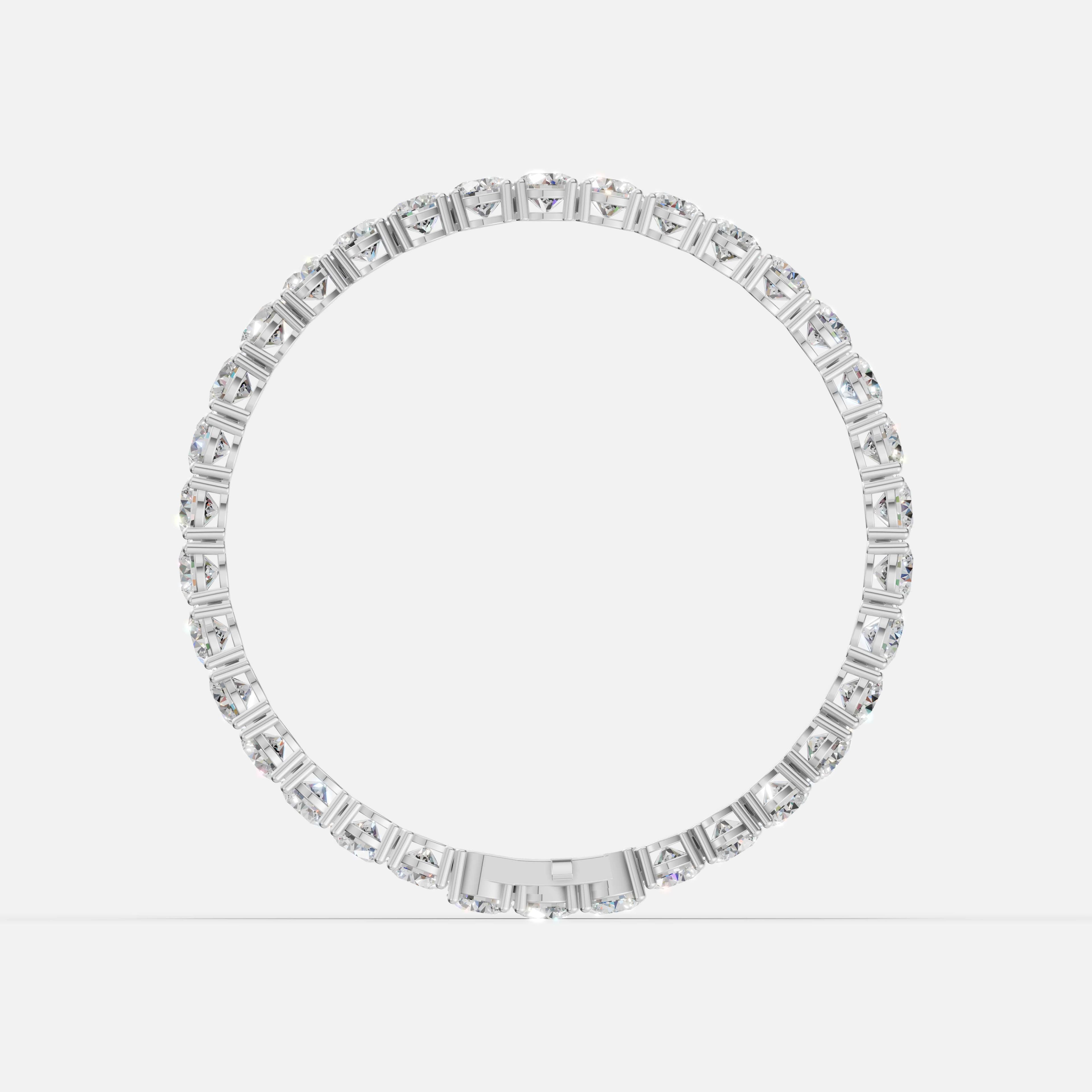 Classic Round Diamond Tennis Bracelet - 2