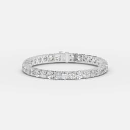 Classic Round Diamond Tennis Bracelet - View 5