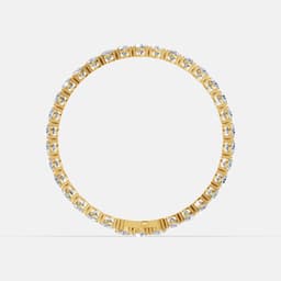 Classic Round Diamond Tennis Bracelet - View 1