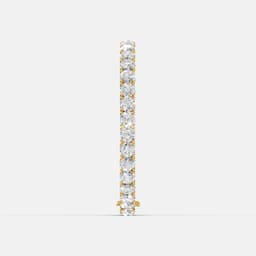 Classic Round Diamond Tennis Bracelet - View 2