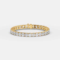 Classic Round Diamond Tennis Bracelet - View 4