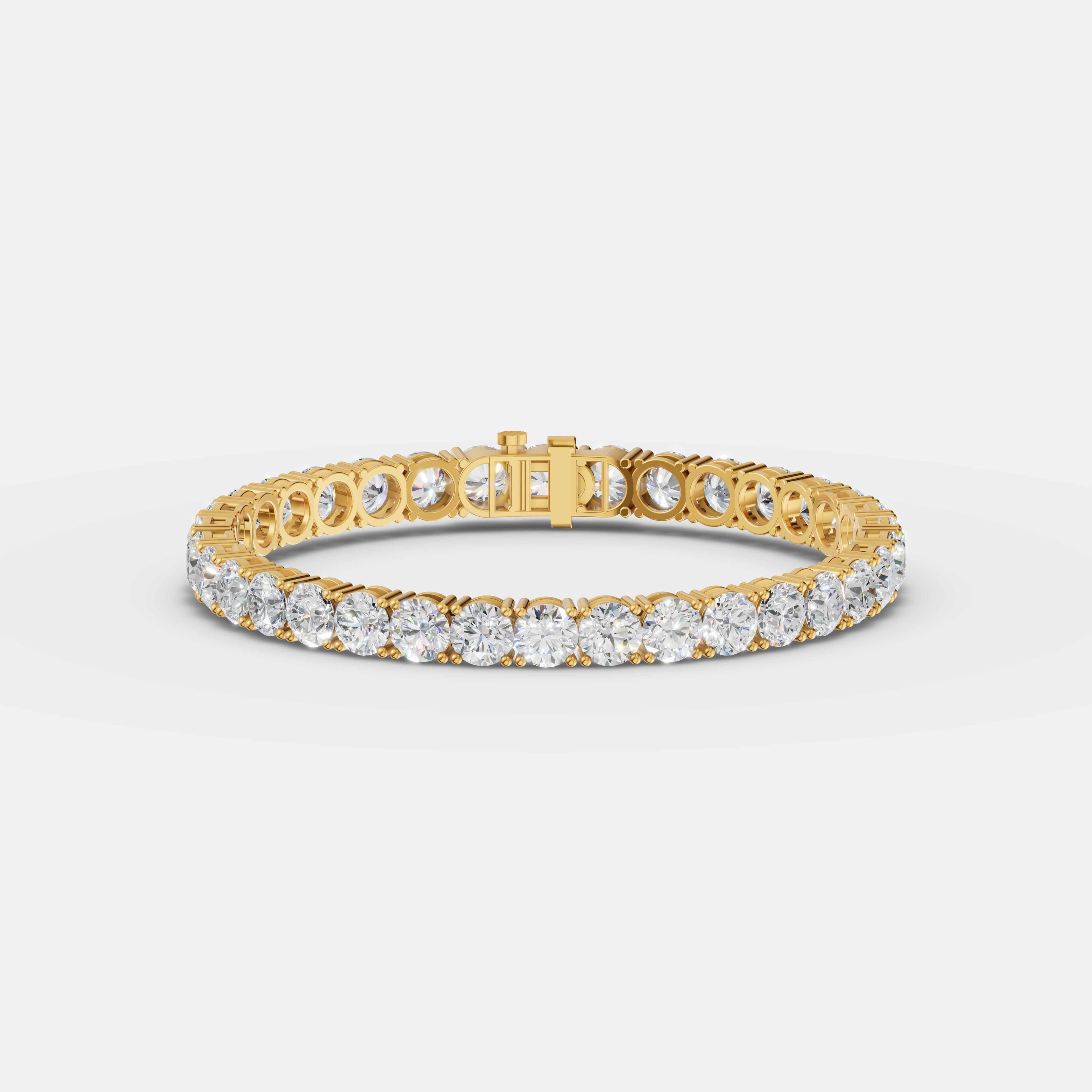 Classic Round Diamond Tennis Bracelet - 4