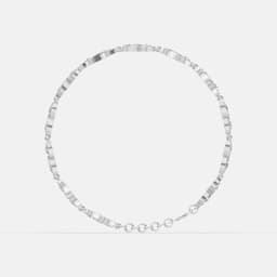 Infinity Pear Diamond Bracelet - View 2