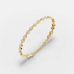 Infinity Pear Diamond Bracelet - View 1