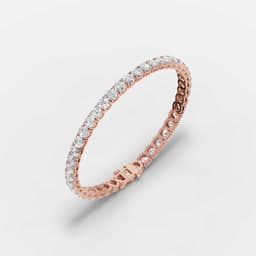 Signature Round Diamond Tennis Bracelet - View 1