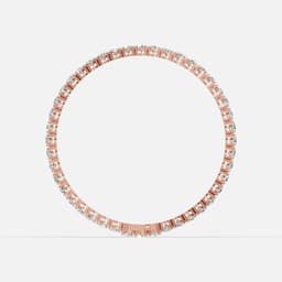 Signature Round Diamond Tennis Bracelet - View 2