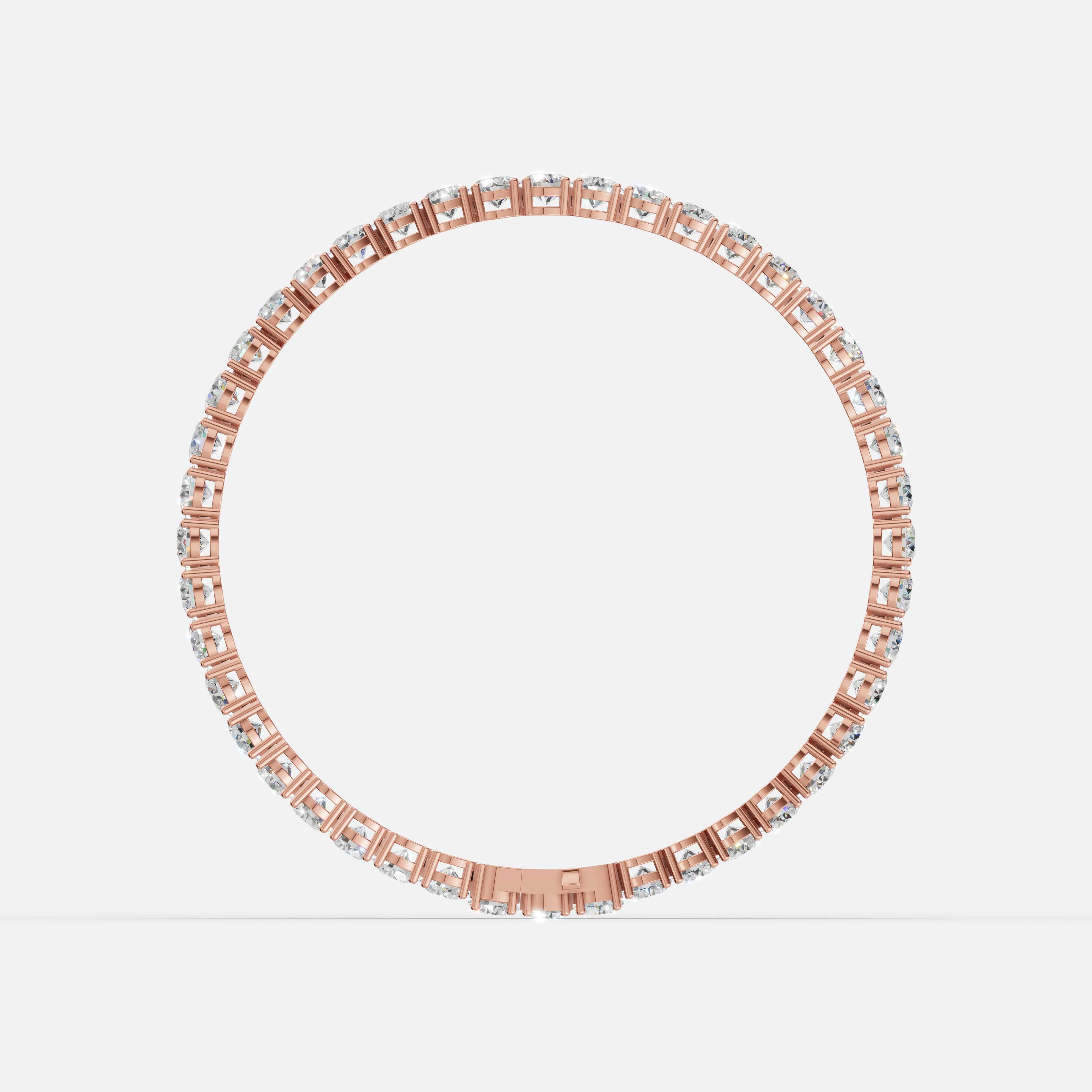 Signature Round Diamond Tennis Bracelet - 2