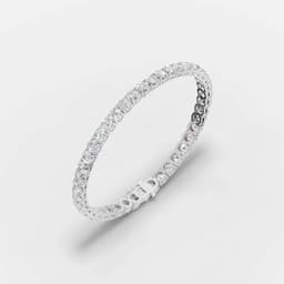 Signature Round Diamond Tennis Bracelet - View 1