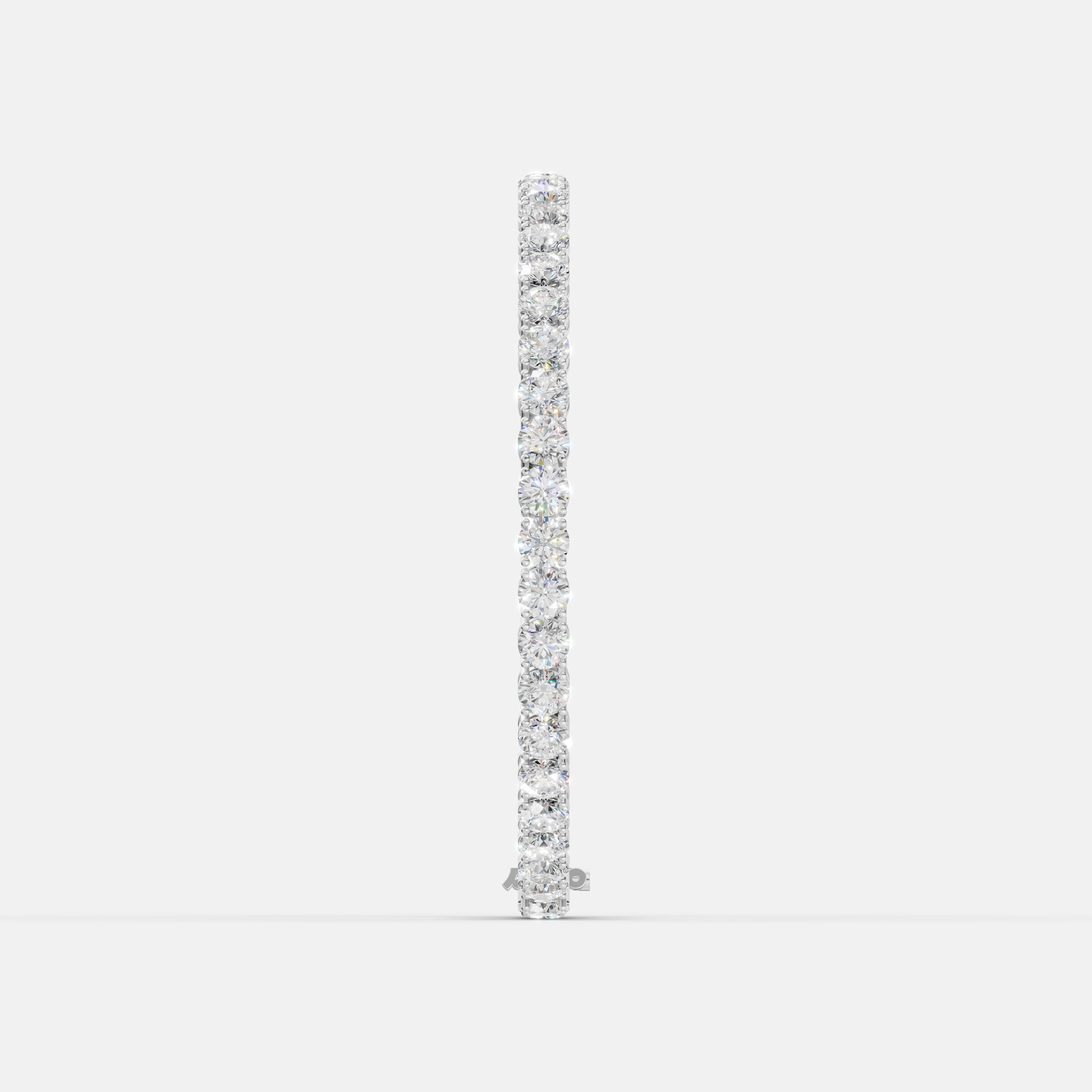 Signature Round Diamond Tennis Bracelet - 3