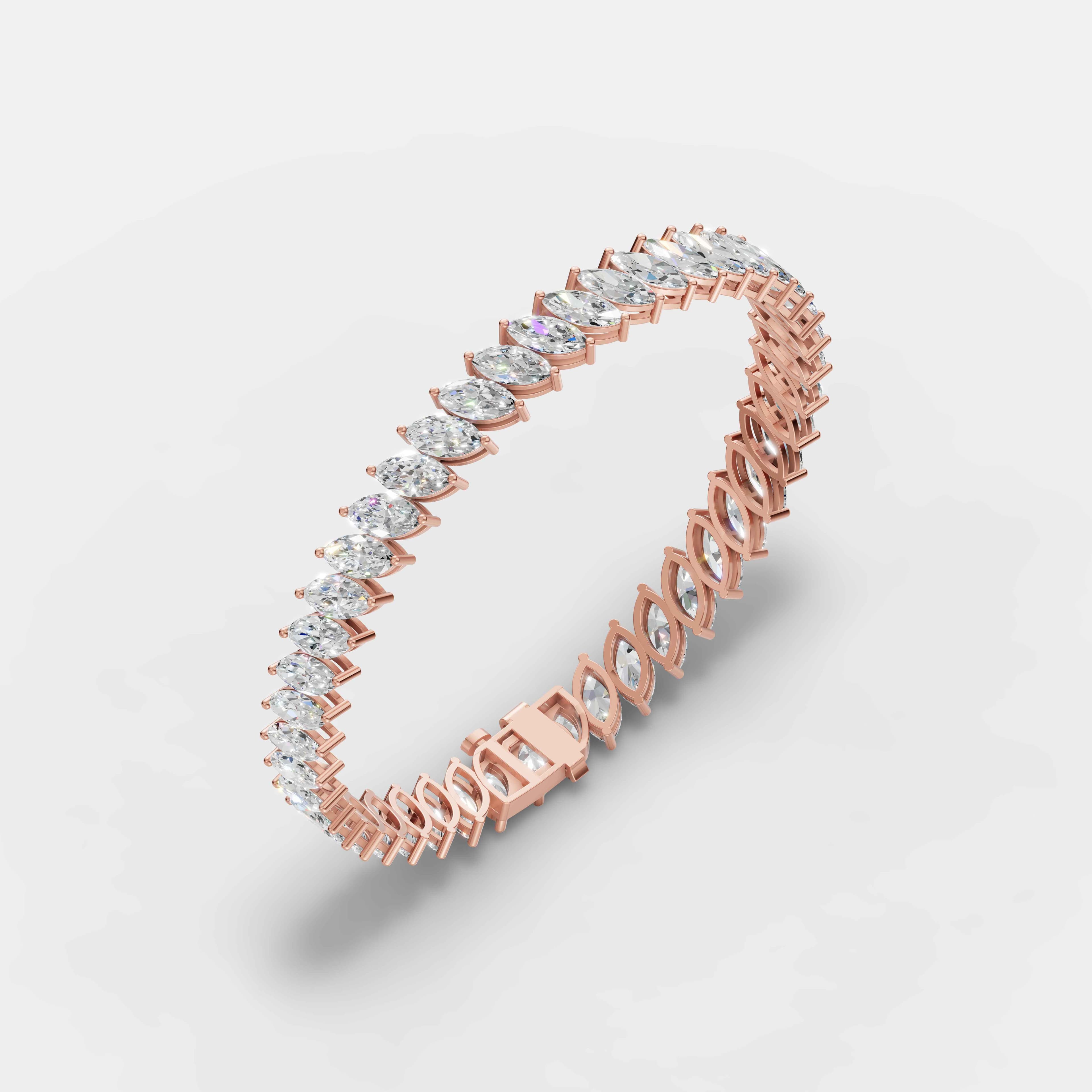 Marquise Flow Diamond Bracelet