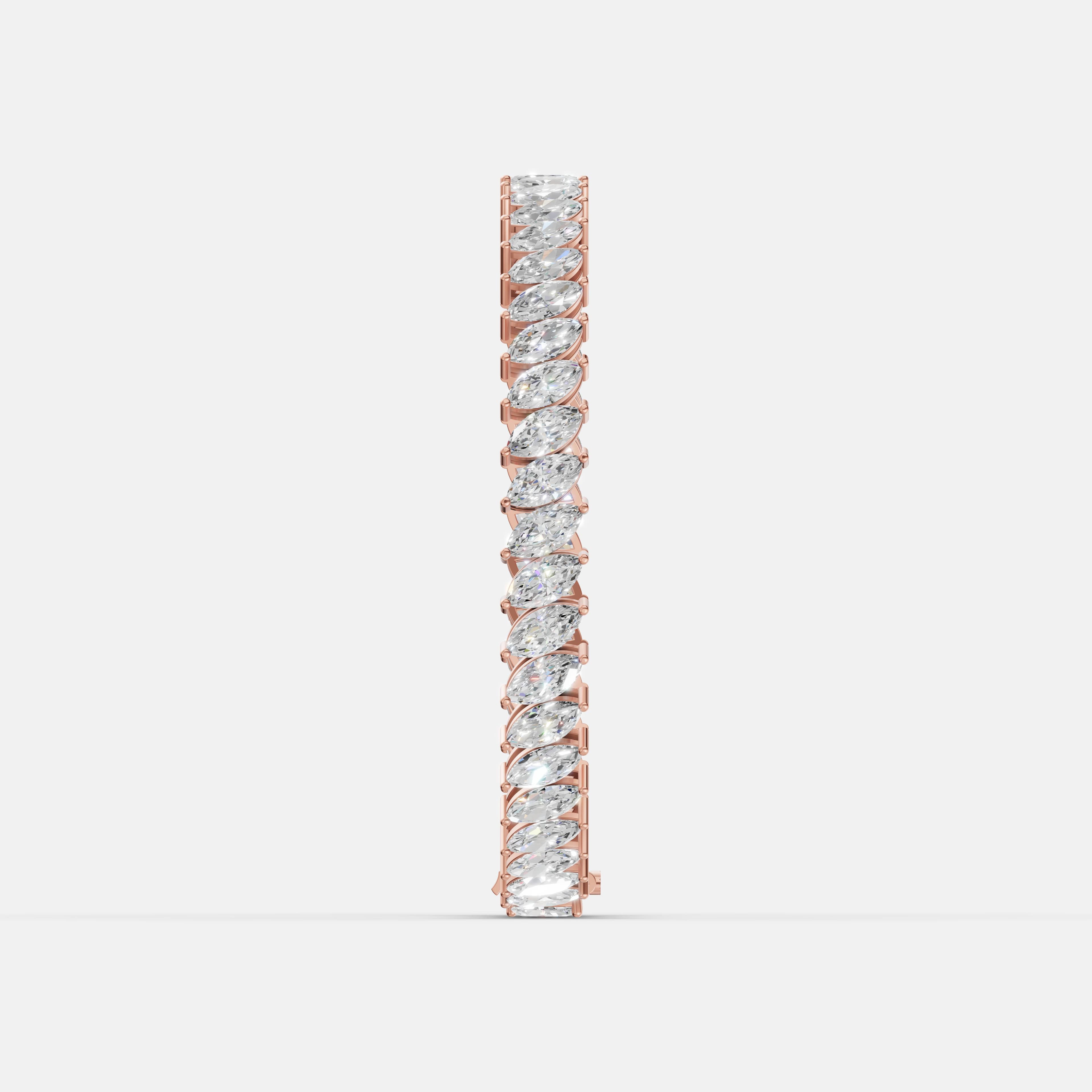 Marquise Flow Diamond Bracelet - 3