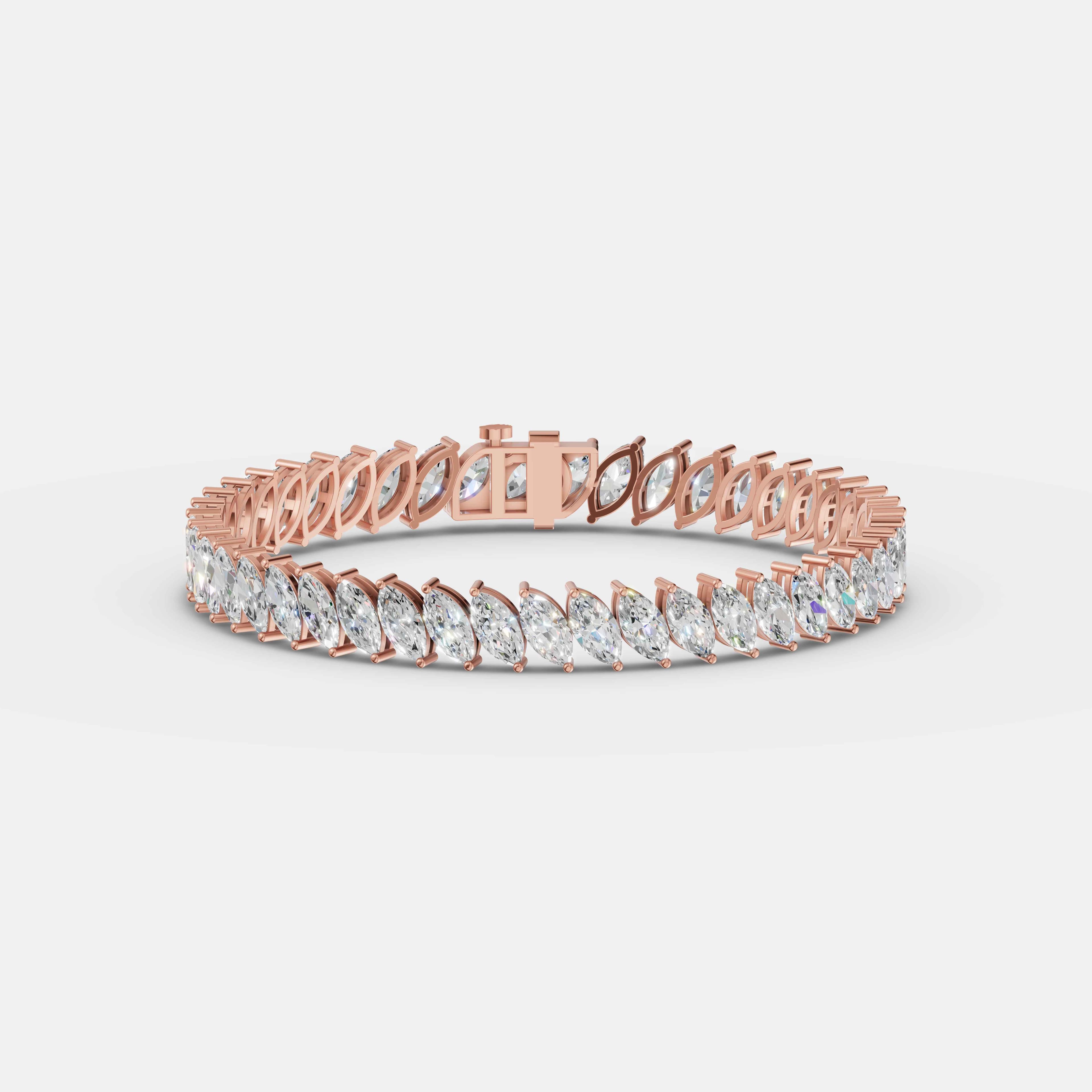 Marquise Flow Diamond Bracelet - 5