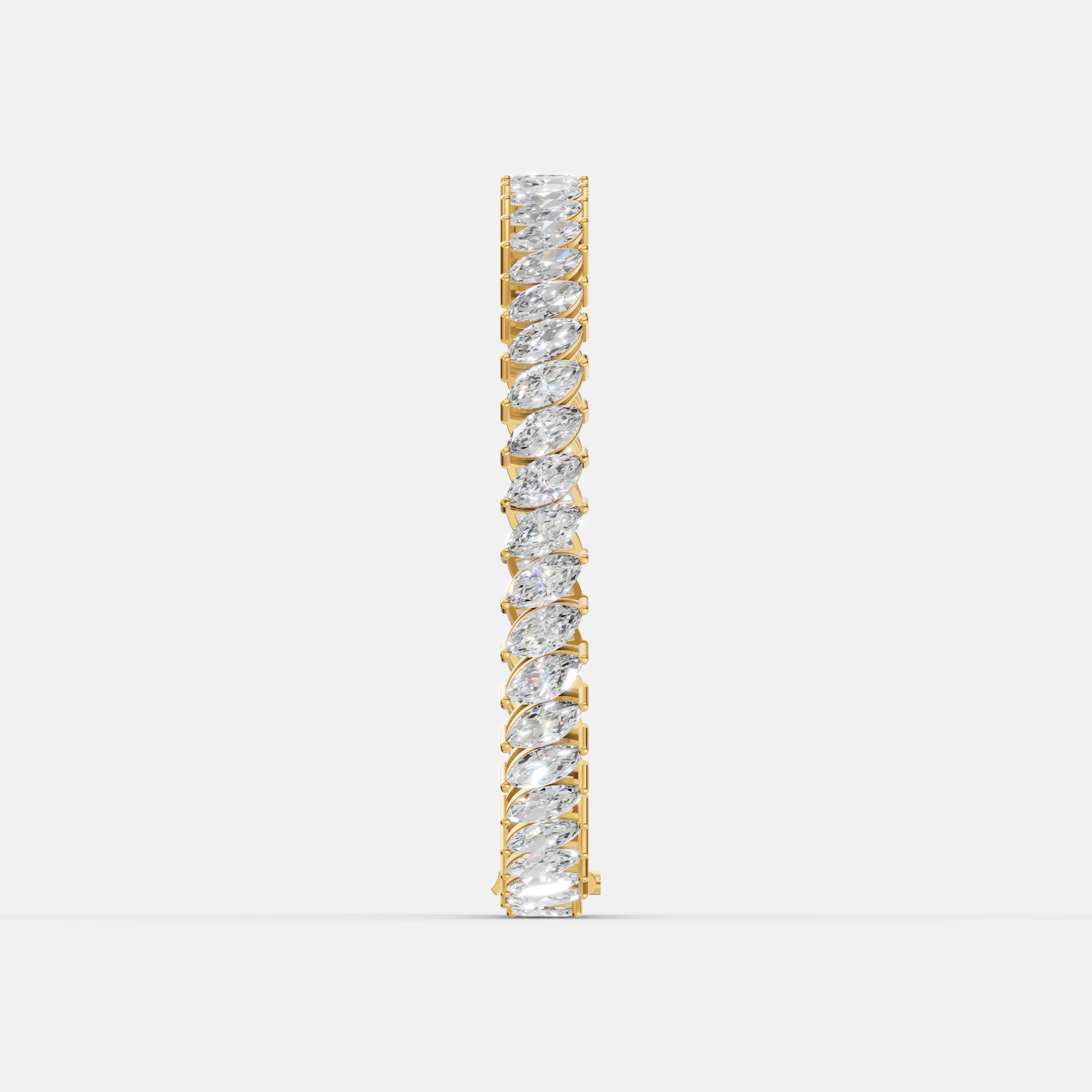 Marquise Flow Diamond Bracelet - 3