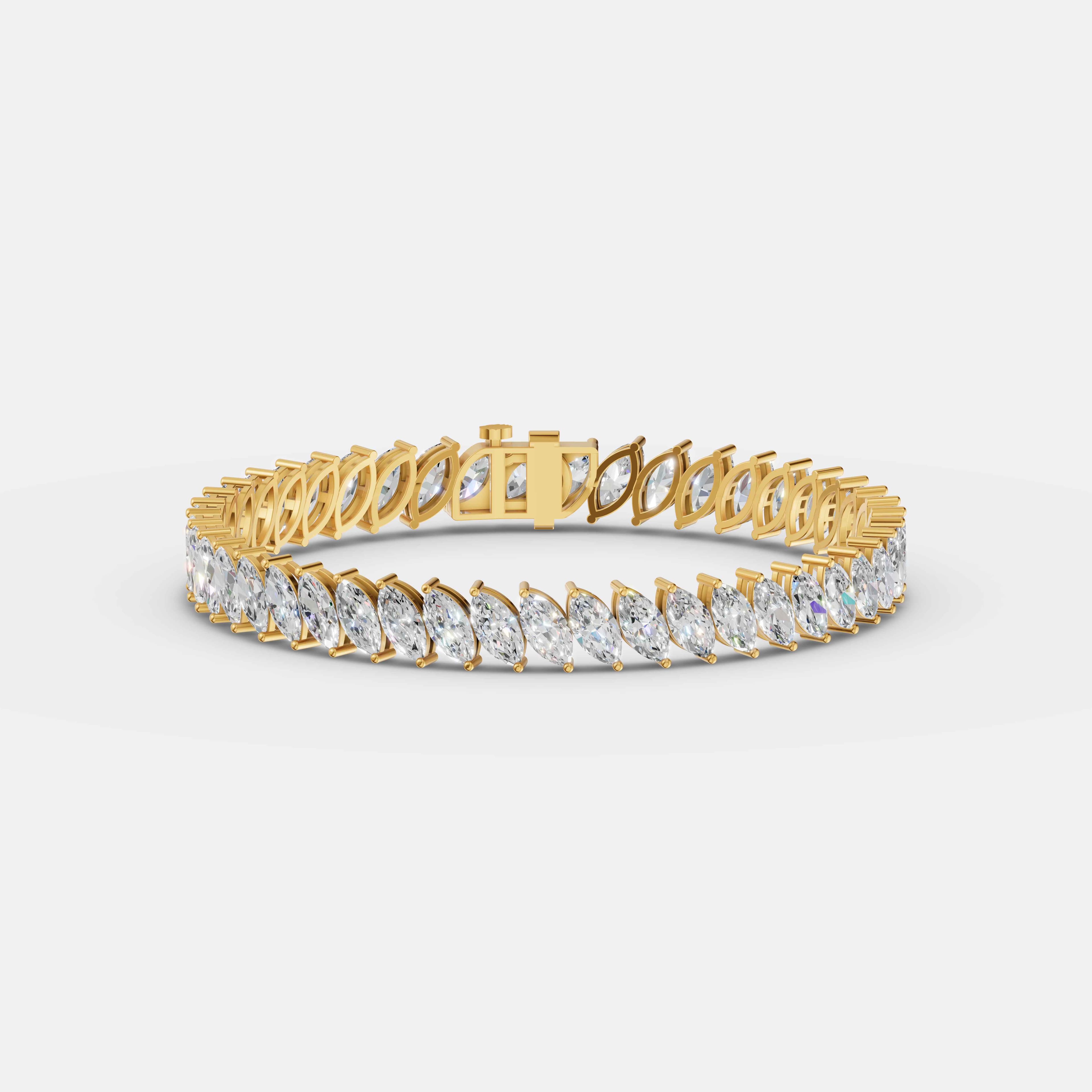 Marquise Flow Diamond Bracelet - 5
