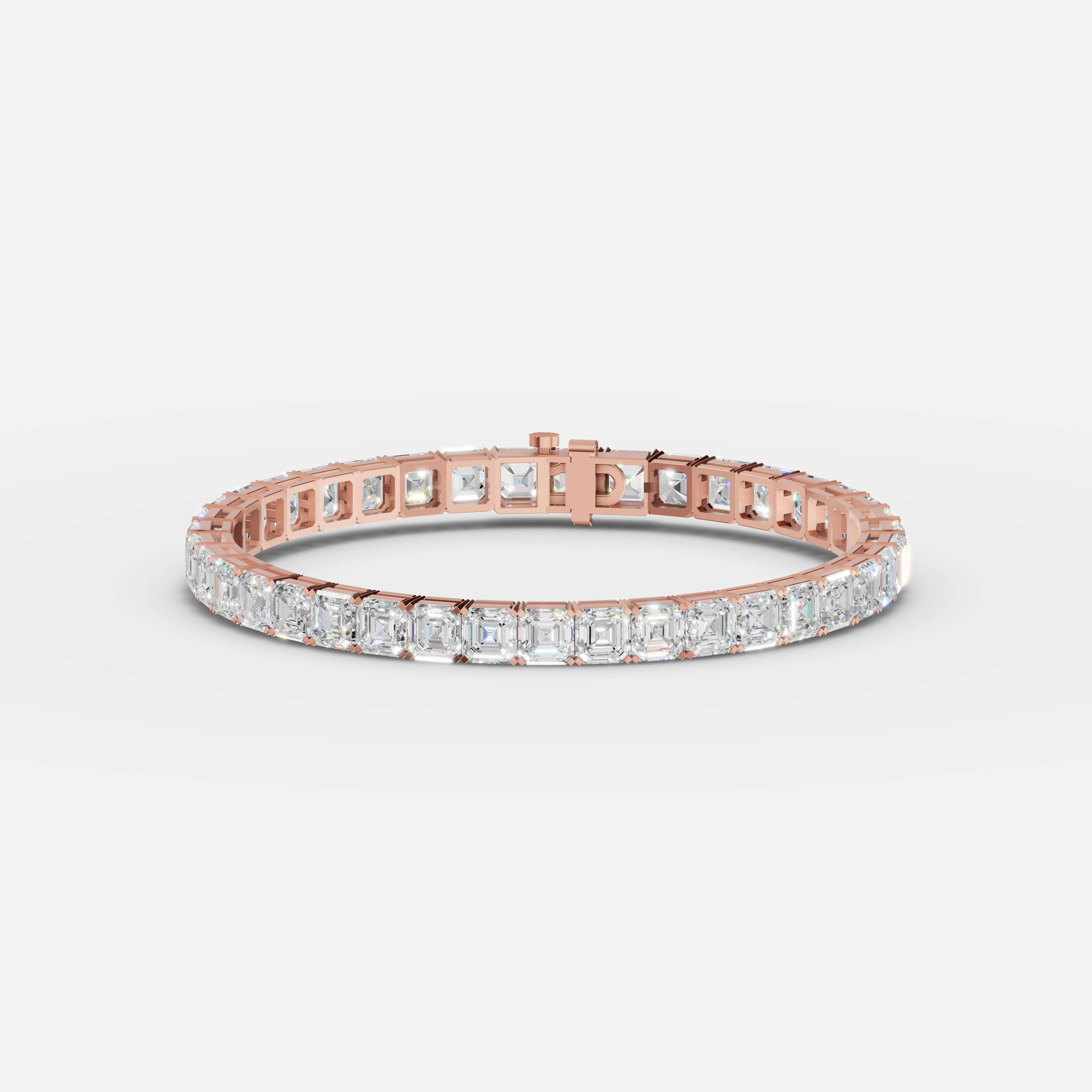 Classic Asscher Tennis Bracelet - 5