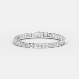 Classic Asscher Tennis Bracelet - View 5