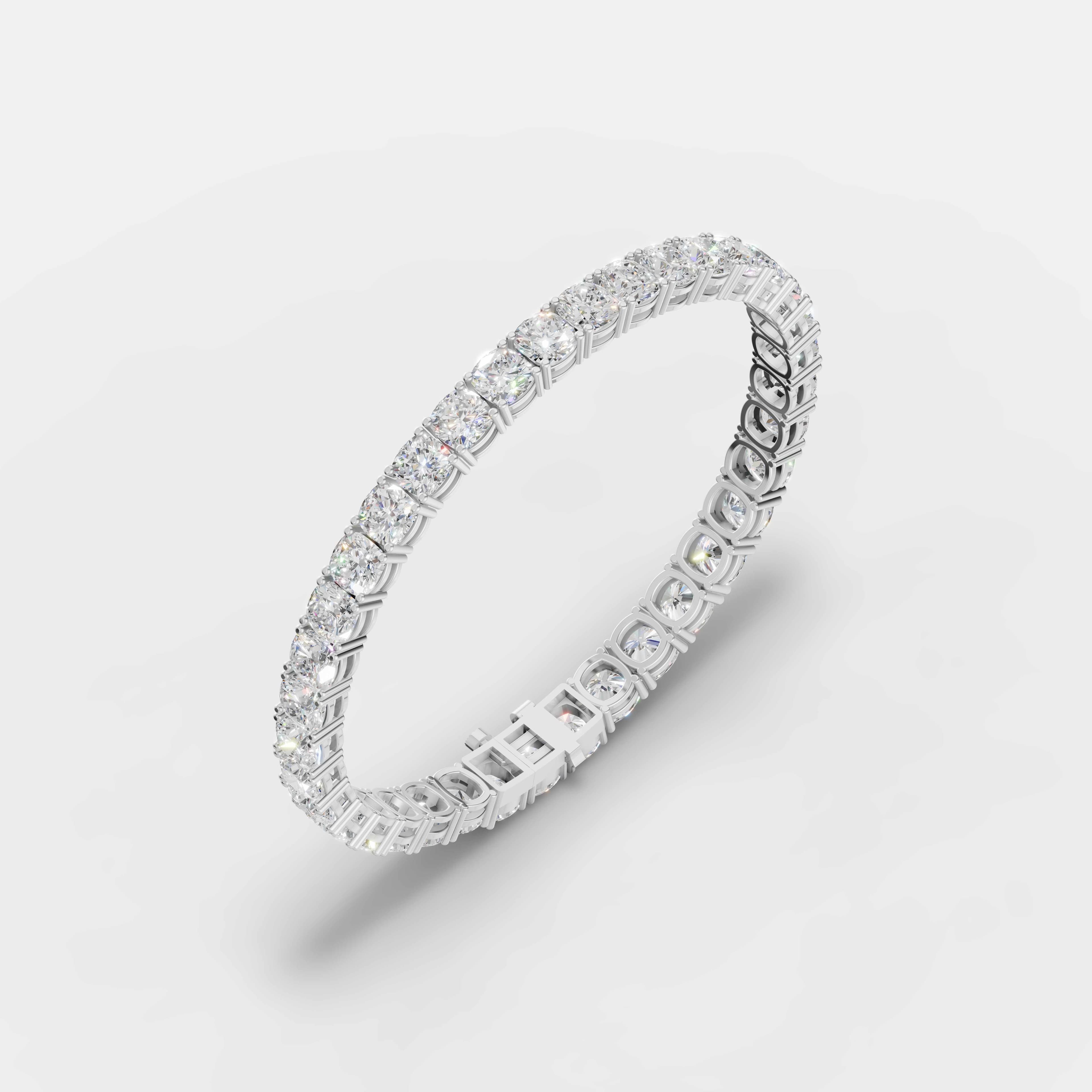 Crown Line Tennis Bracelet