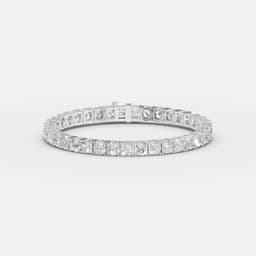 Crown Line Tennis Bracelet - View 5
