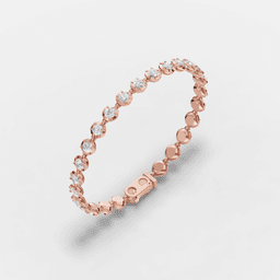 Victorian Round Diamond Bracelet - View 1