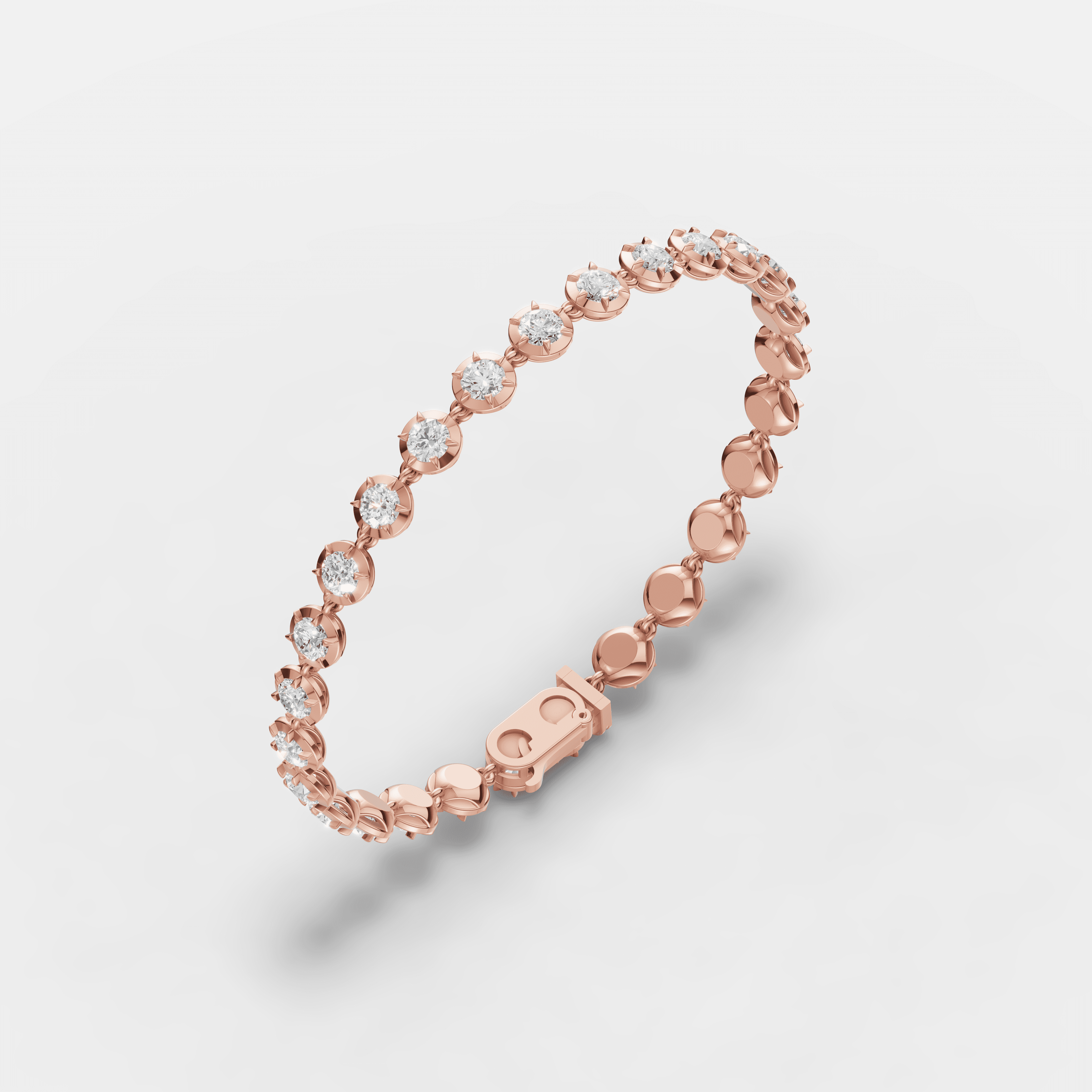 Victorian Round Diamond Bracelet - 1