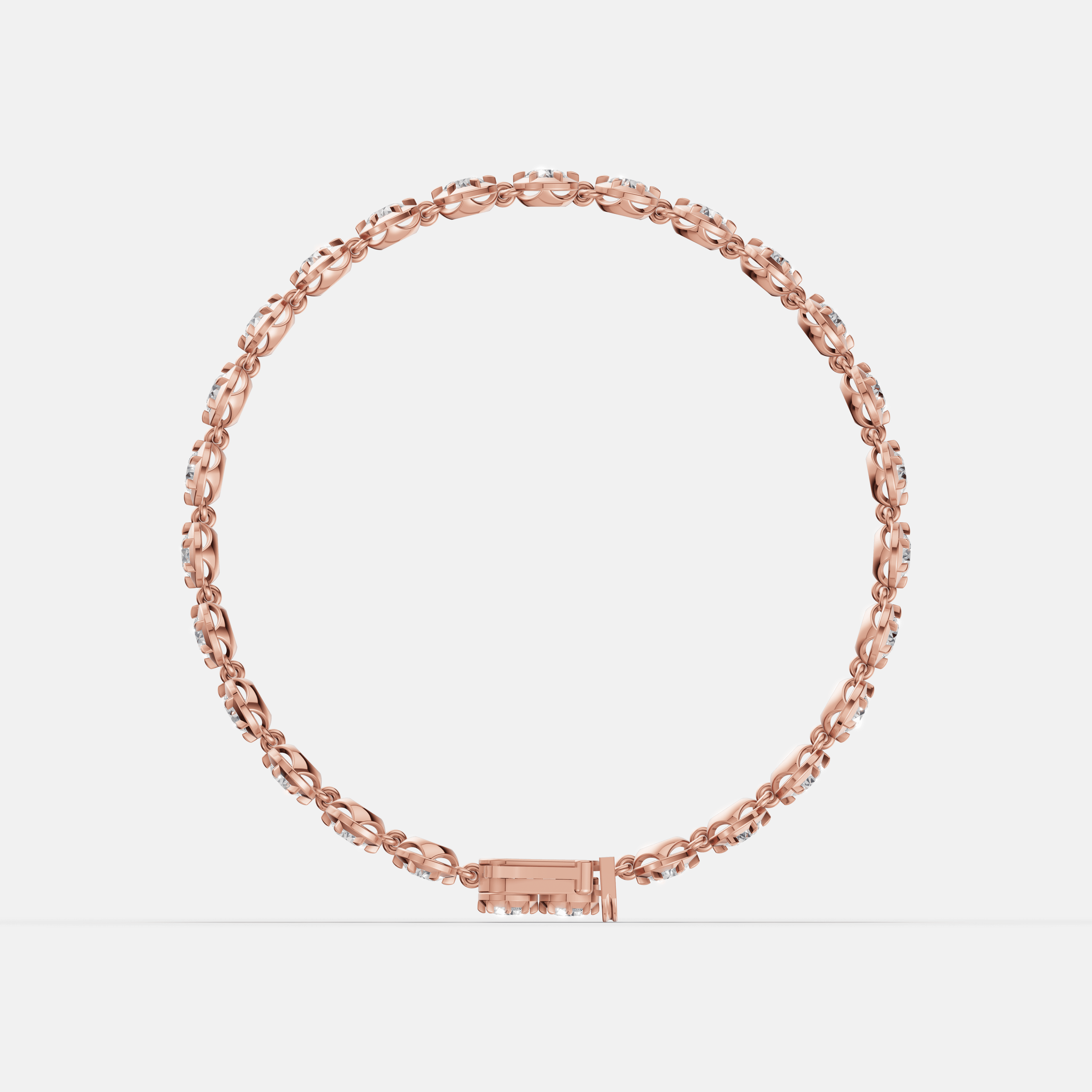 Victorian Round Diamond Bracelet - 2
