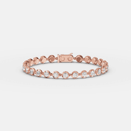 Victorian Round Diamond Bracelet - View 5