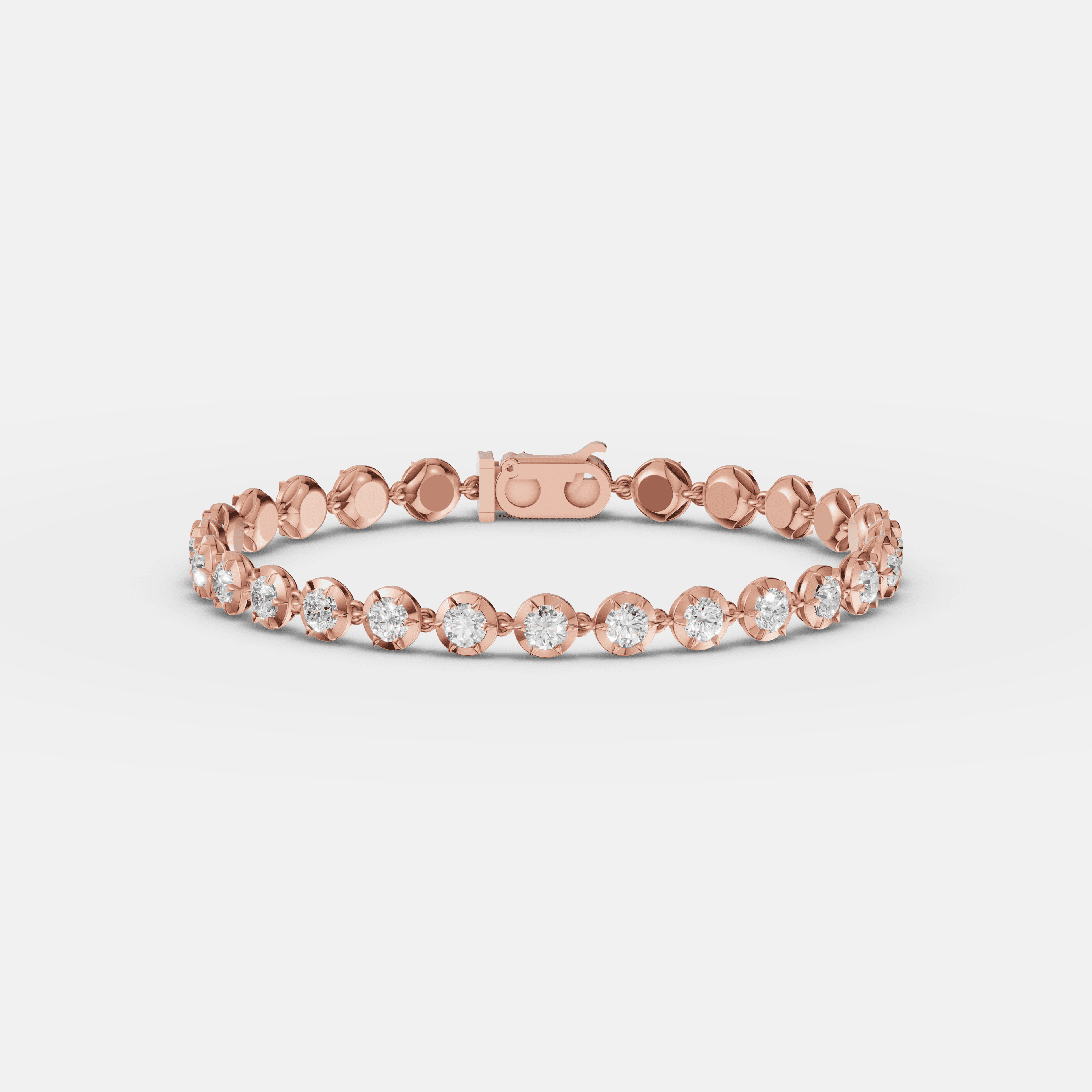 Victorian Round Diamond Bracelet - 5