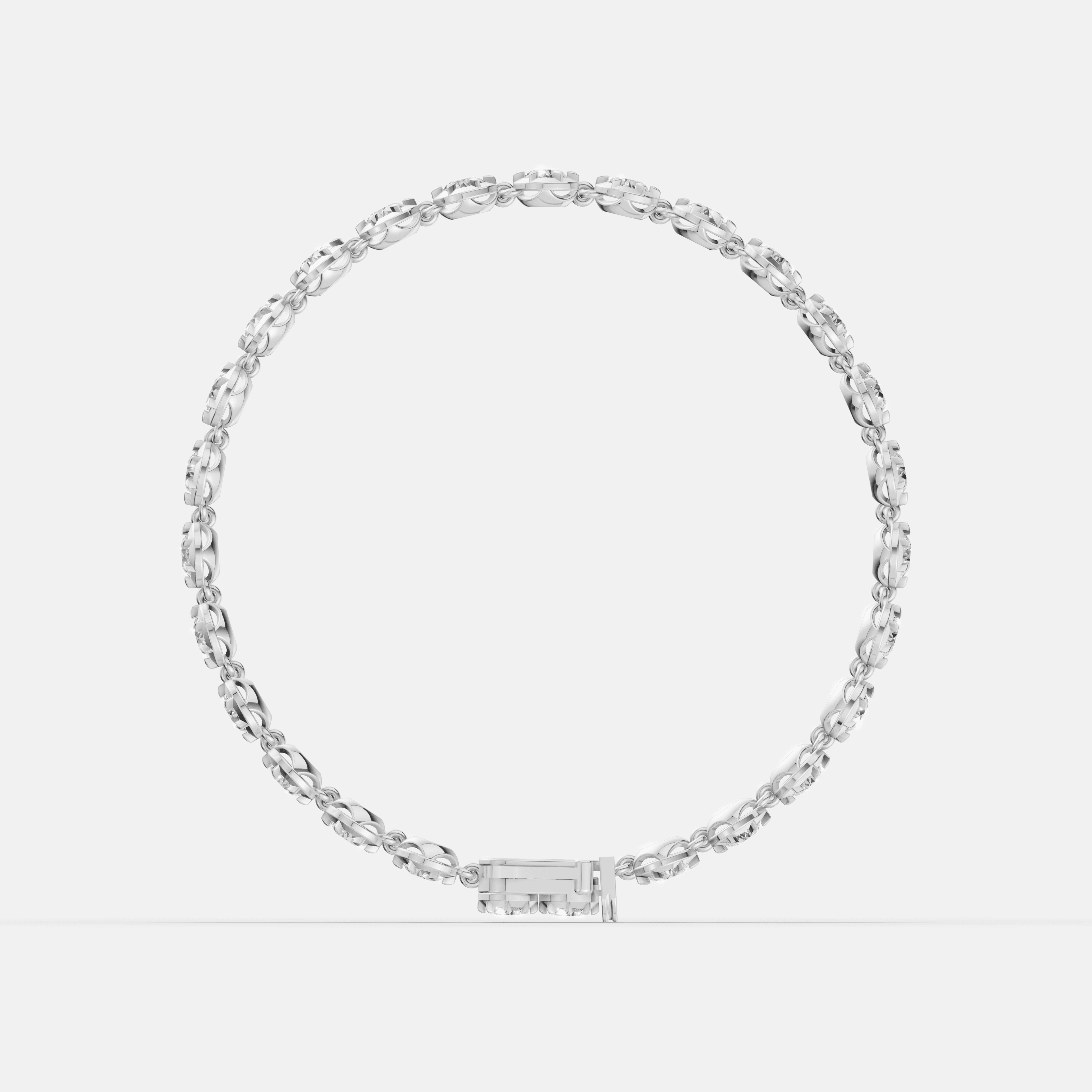 Victorian Round Diamond Bracelet - 2