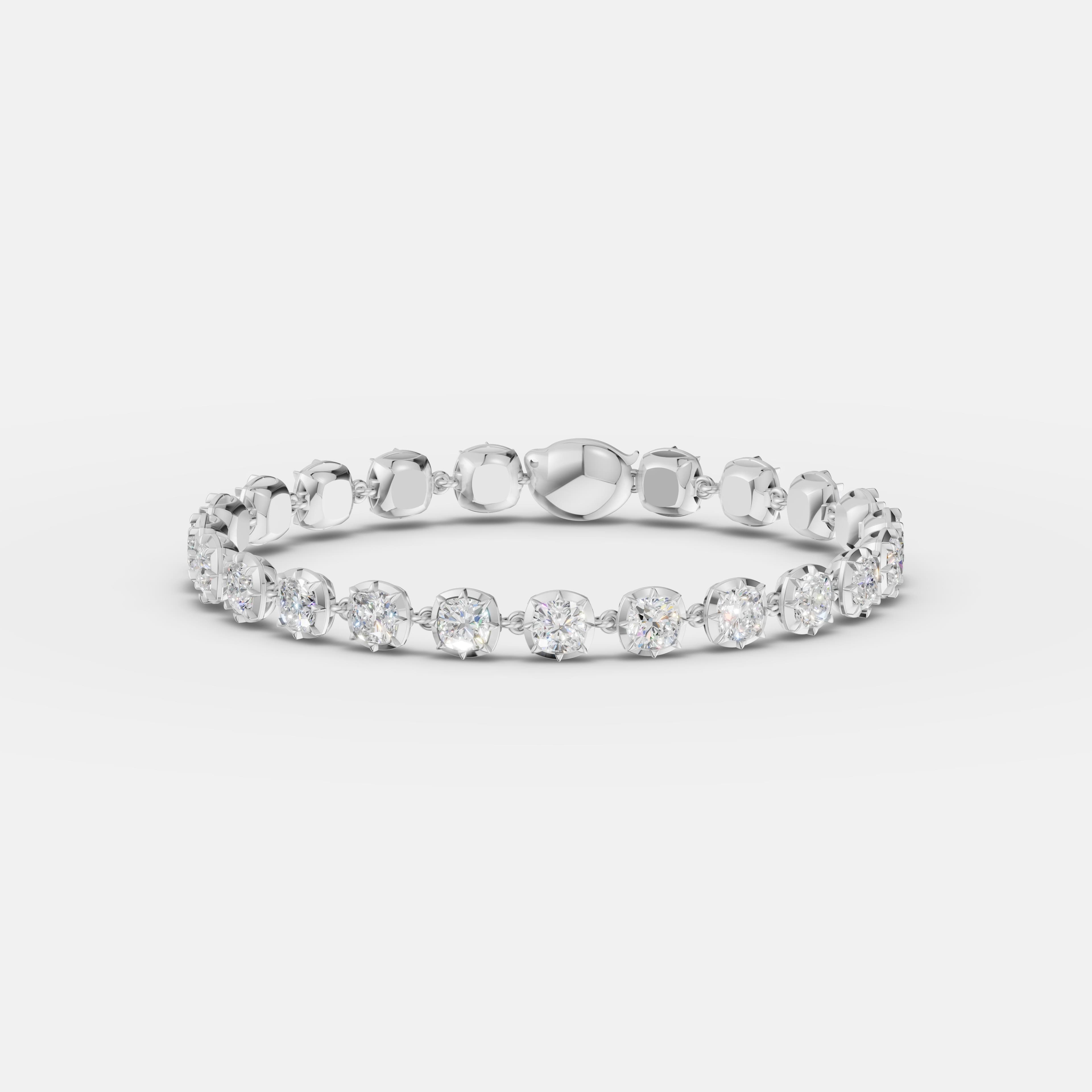 Cushion Tennis Bracelet - 5